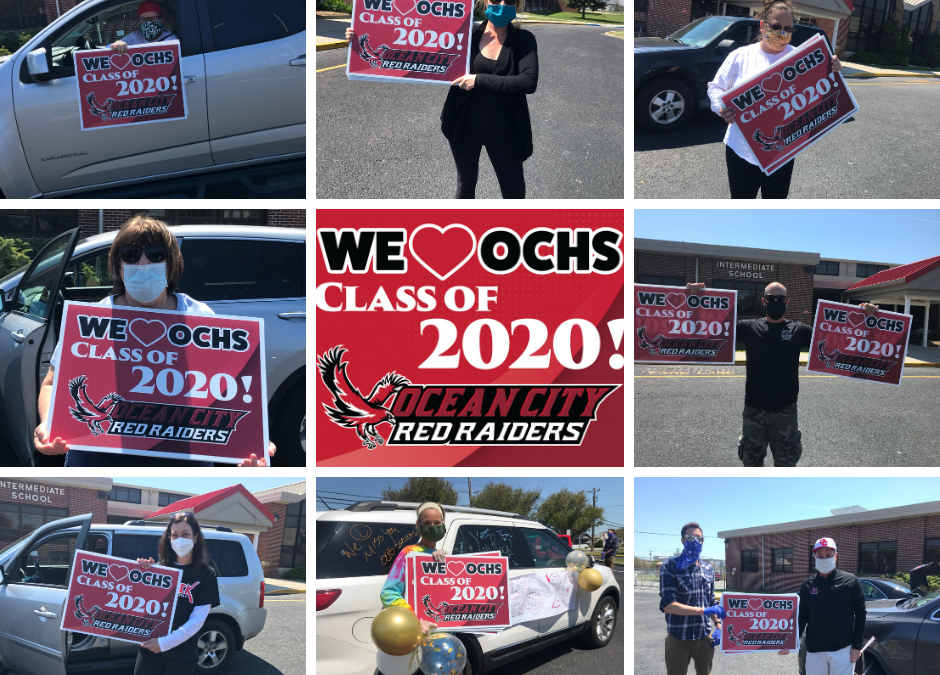 OCEF partners with OCEA to deliver Class of 2020 Lawn Signs!